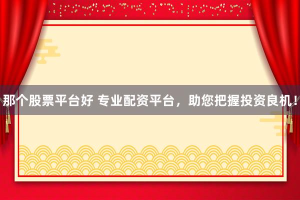那个股票平台好 专业配资平台，助您把握投资良机！