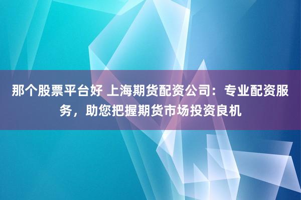 那个股票平台好 上海期货配资公司：专业配资服务，助您把握期货市场投资良机