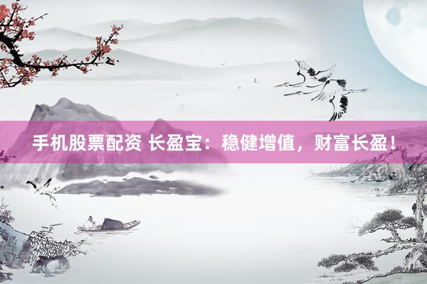 手机股票配资 长盈宝：稳健增值，财富长盈！