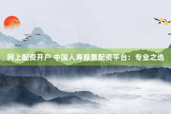 网上配资开户 中国人寿股票配资平台：专业之选