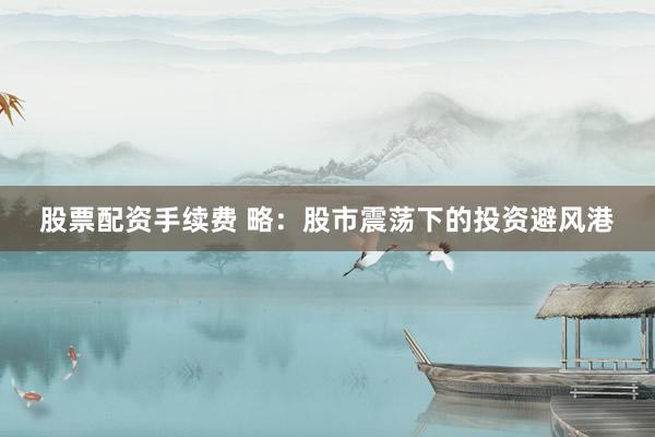 股票配资手续费 略:股市震荡下的投资避风港