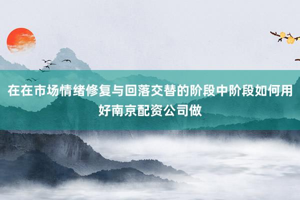 在在市场情绪修复与回落交替的阶段中阶段如何用好南京配资公司做